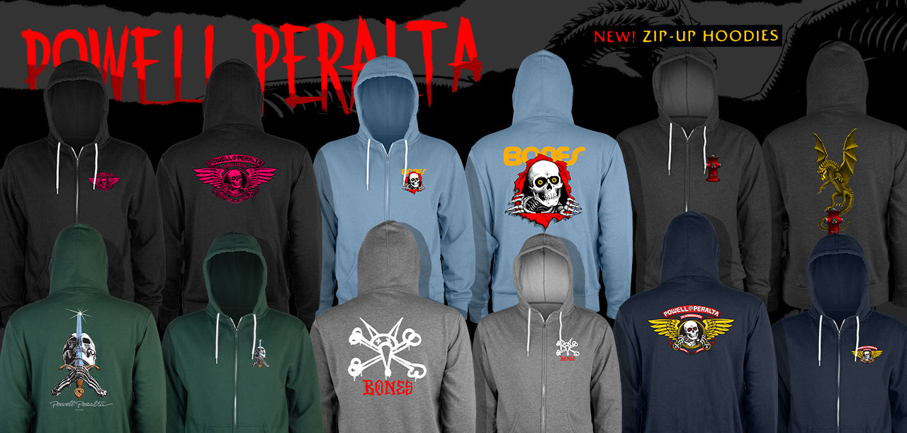 Powell Peralta - New Zip Hoodies